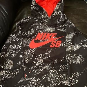 Nike SB hoodie black and white Youth Large